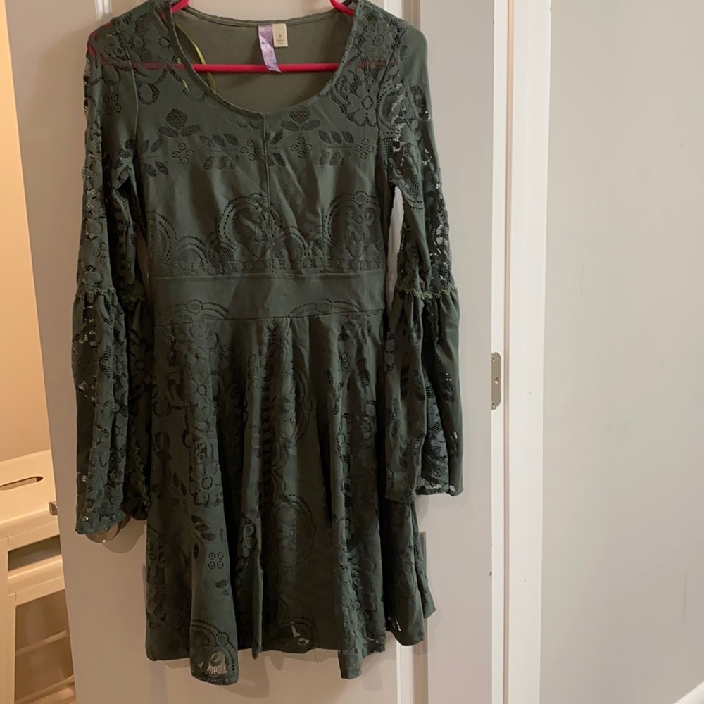 Green Lace Dress